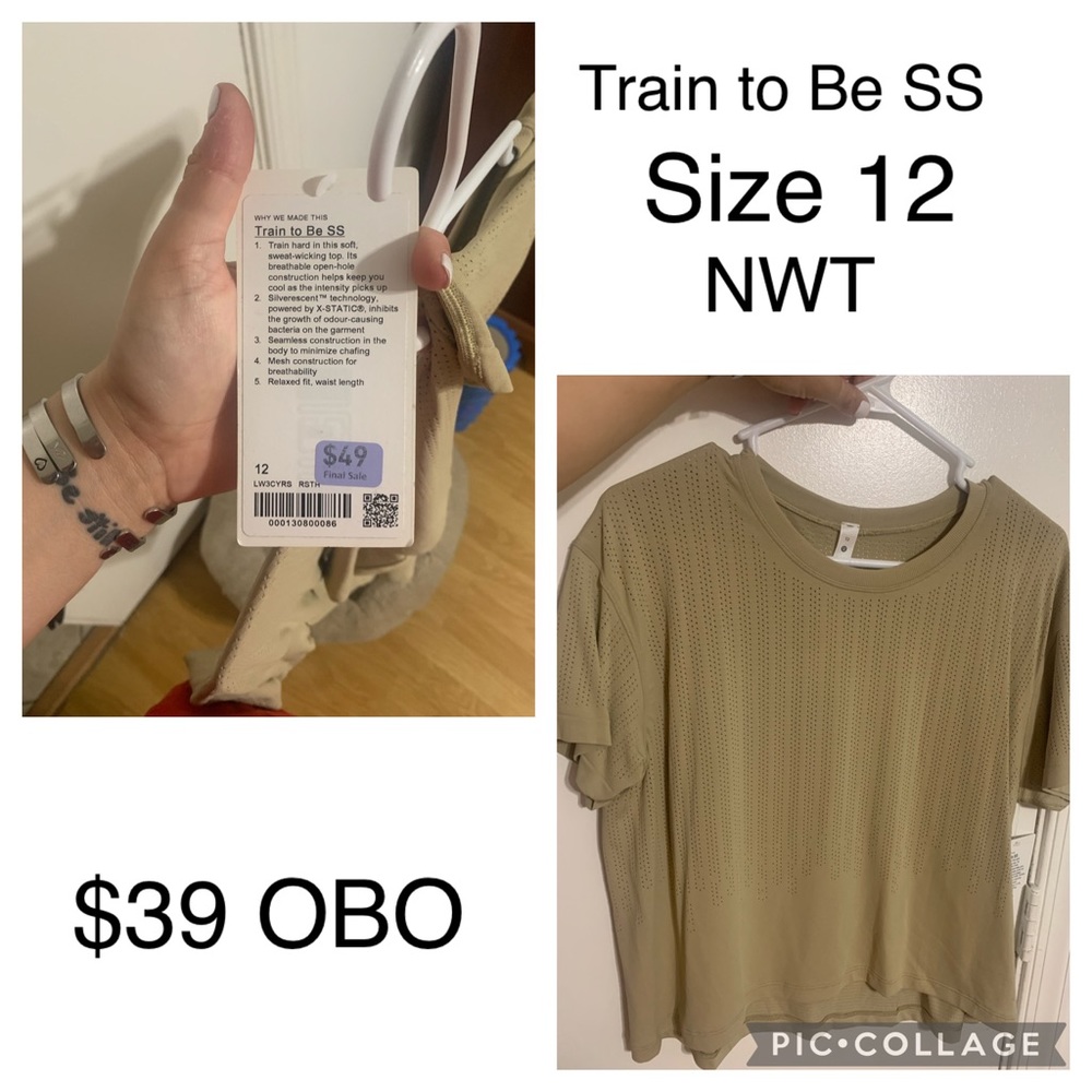Lululemon Train to be Short Sleeve